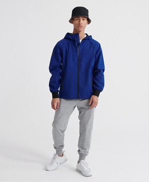 Superdry Echo Beach Cagoule Férfi Kabát Kék | FDNUC6983